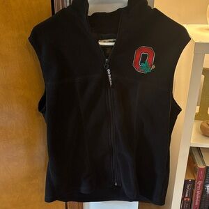 Women's Black Fleece OSU Vest